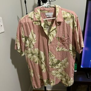 Urban Outfitters Floral Short Sleeve Button-Up